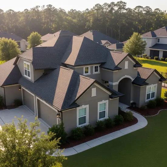 Professionally Installed Architectural Shingle Roof On Home In Crestview Pensacola FL Roofing